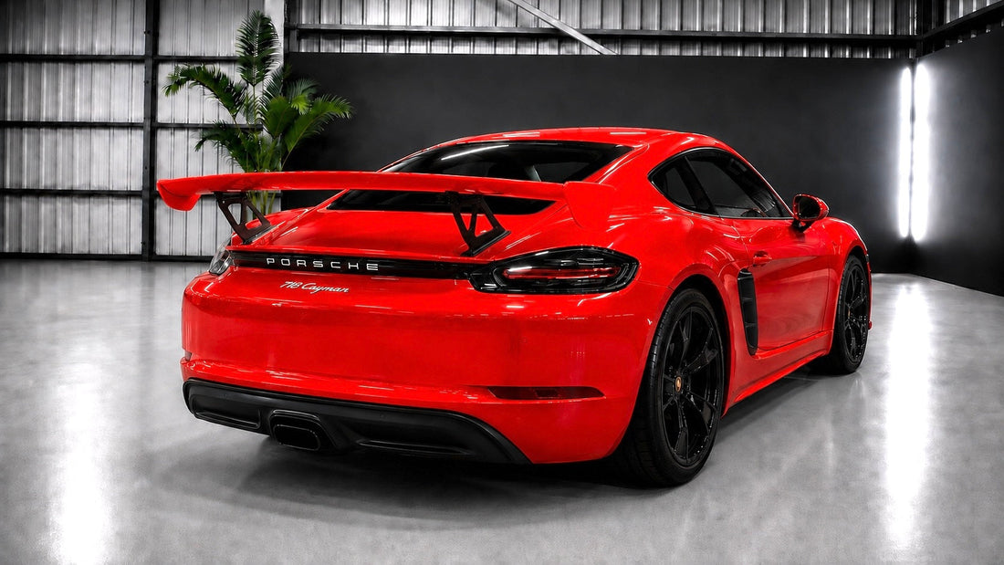 Porsche Cayman GT4 Wing Installation | A Smarter Solution That Delivered a Better Result