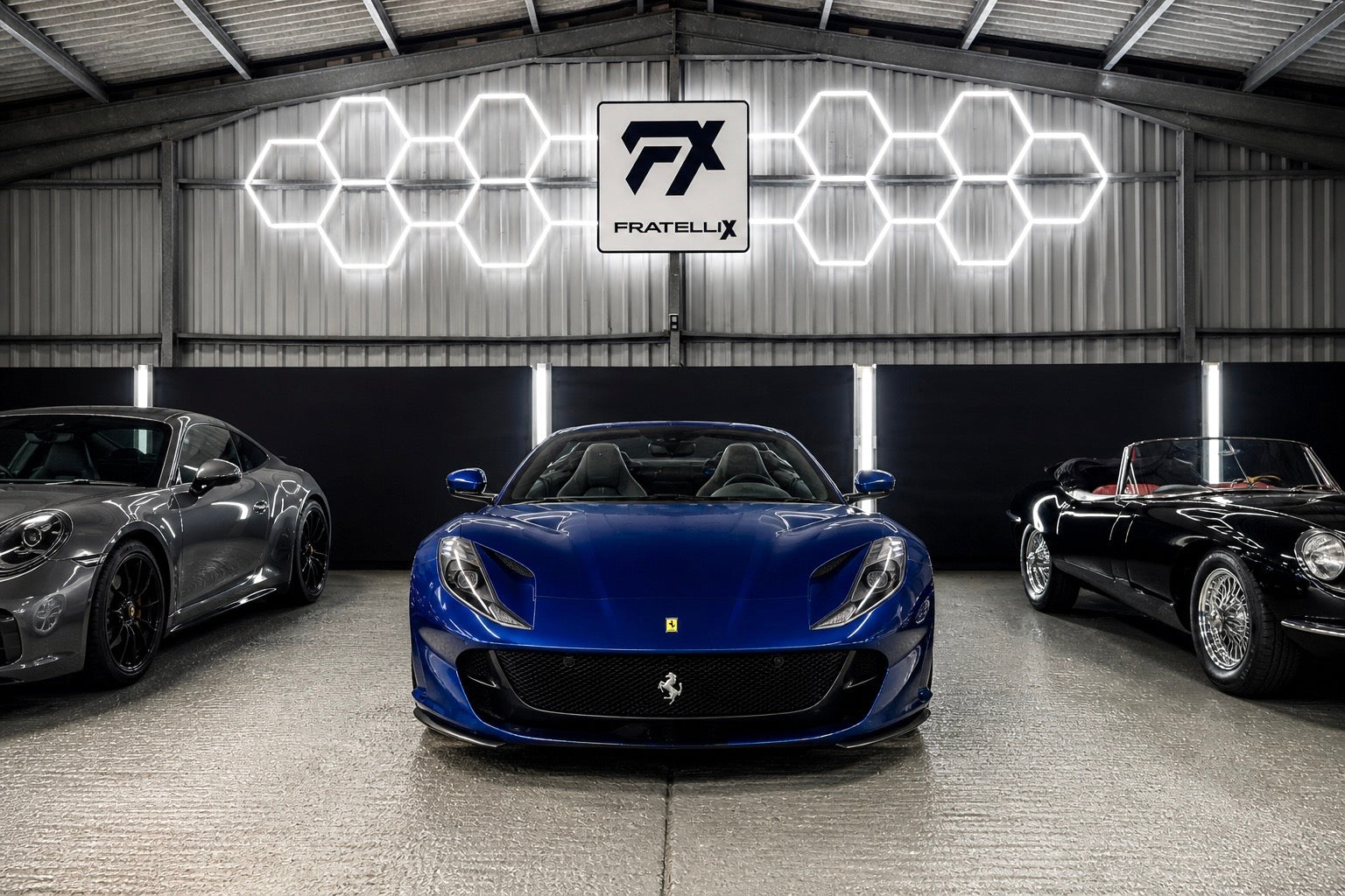 Blue Ferrari 812 GTS FX Detailing